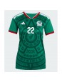 Mexiko Hirving Lozano #22 Replika Hemmakläder Dam VM 2026 Kortärmad